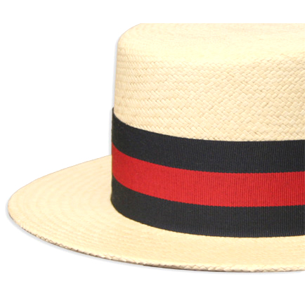 Straw Boater Skimmer Hats